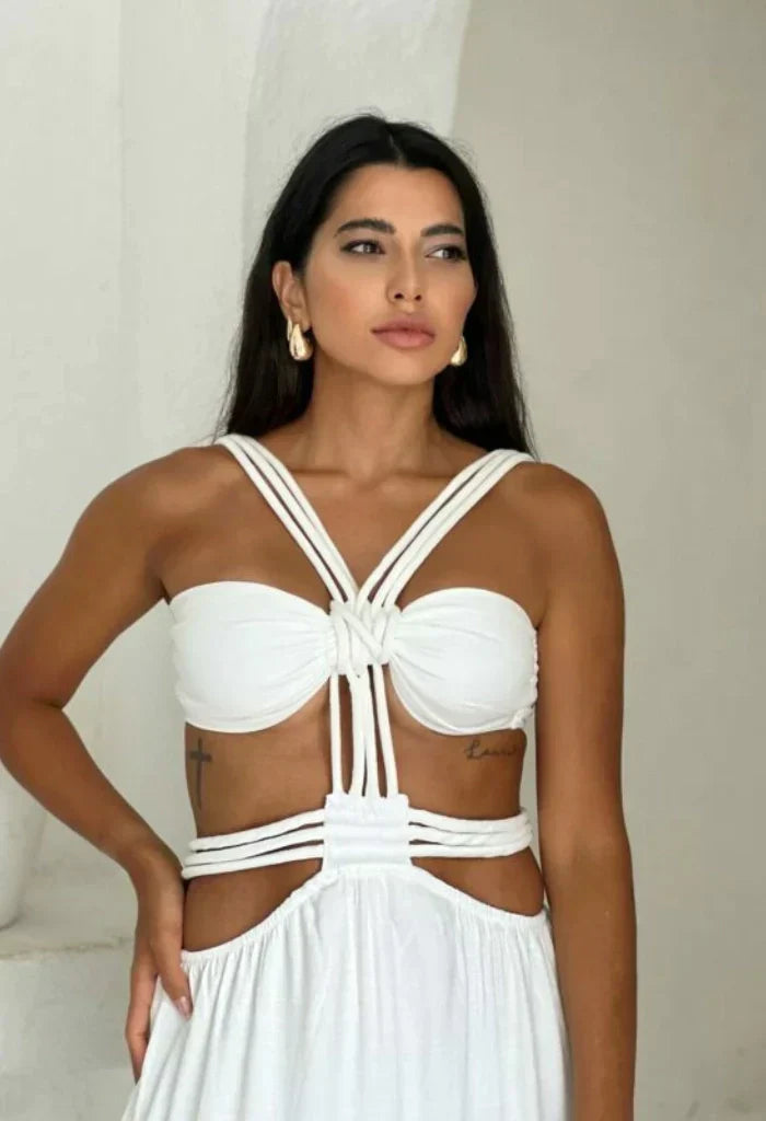 Vestido Feminino Longo Design Atemporal - Leilani