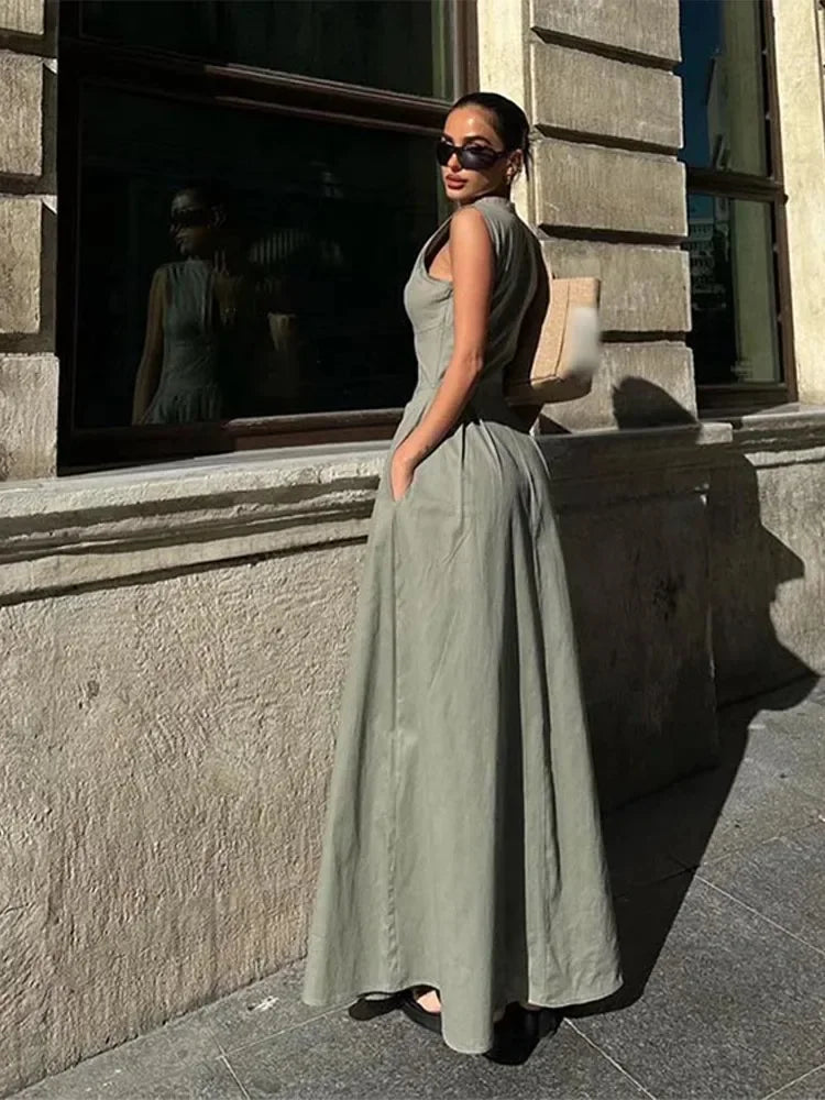 Vestido Feminino Longo Estilo e Conforto - Saskia