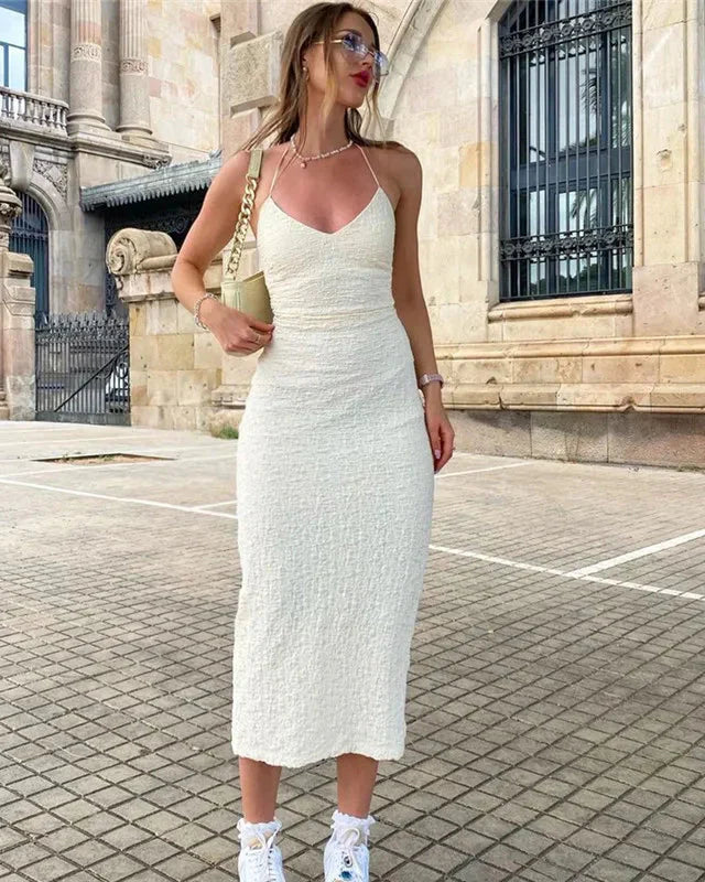 Vestido Casual Sem Alça Leveza e Estilo - Melody