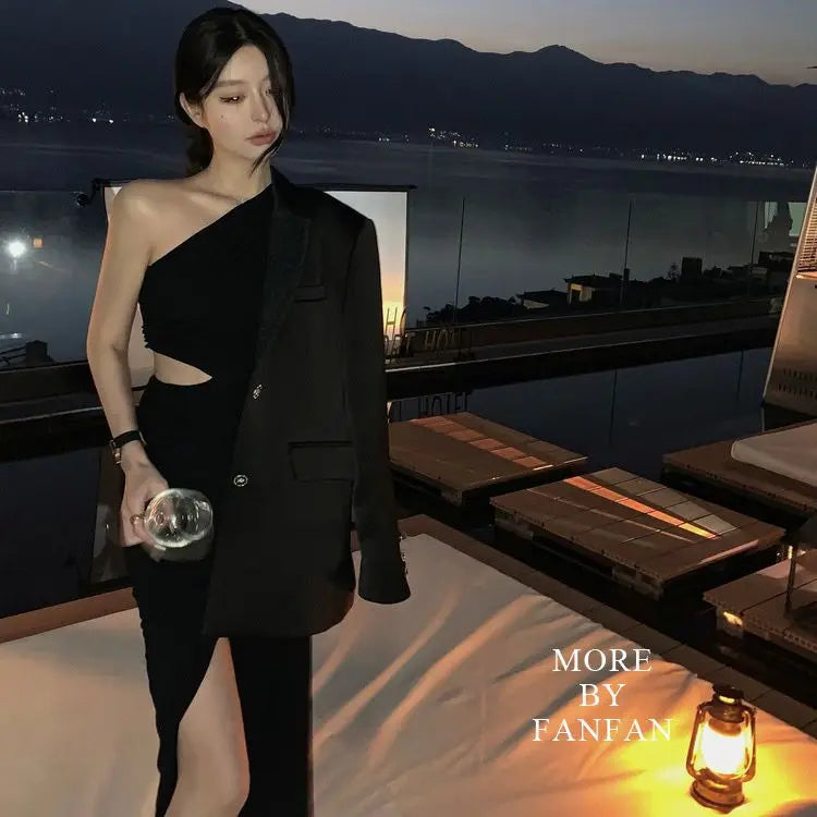 Vestido Longo Elegante com Cintura Alta Para Ocasiões Especiais - Sabella