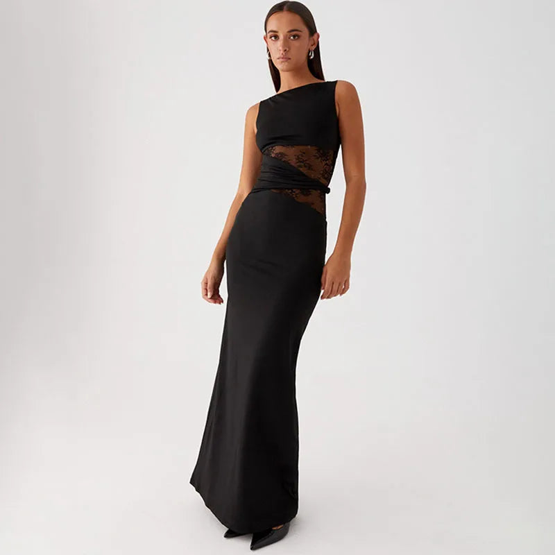 Vestido Longo sem Alças Elegante Sofisticado - Hannelore