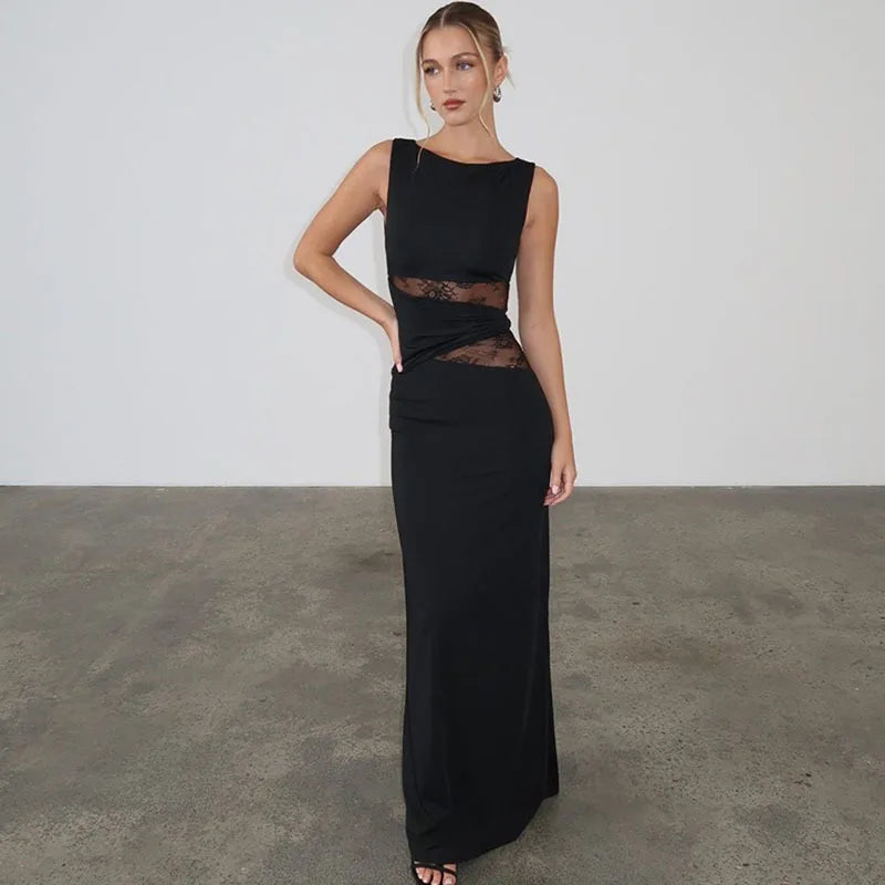 Vestido Longo sem Alças Elegante Sofisticado - Hannelore