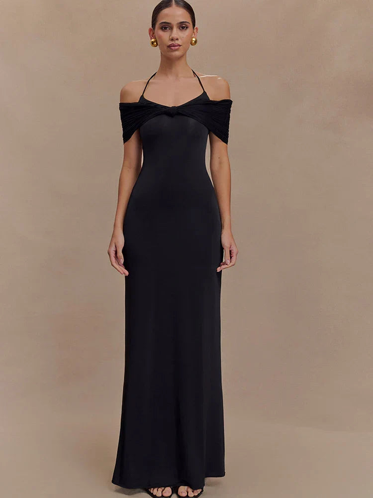 Vestido Longo sem Alças Elegante - Rosalind
