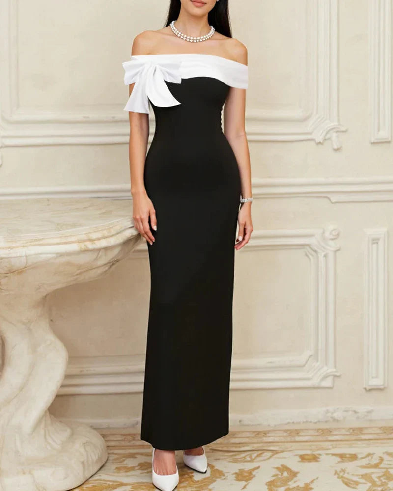 Vestido Longo sem Mangas Elegante - Zaria