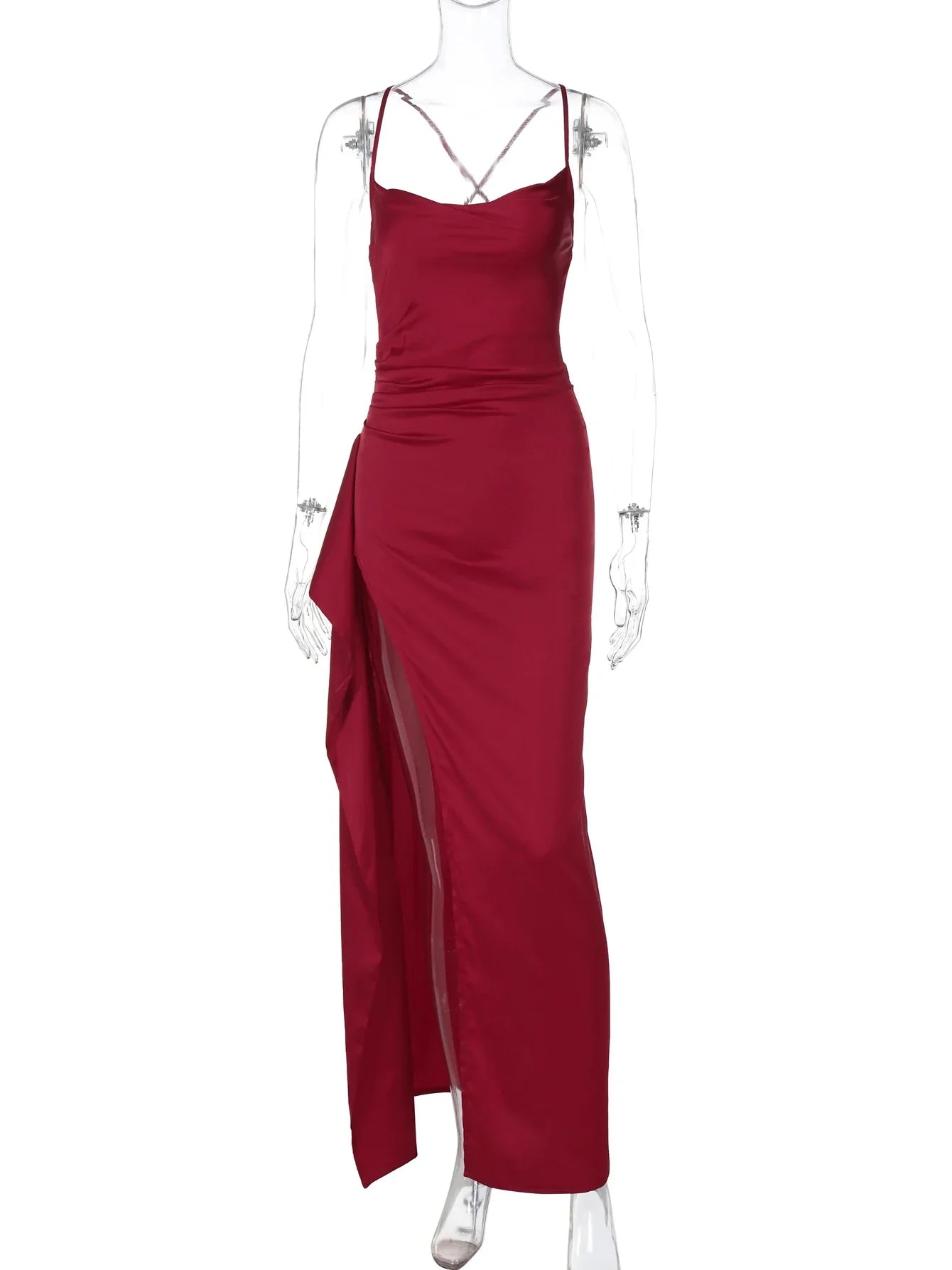 Vestido Longo Elegante sem Alças - Xiomara