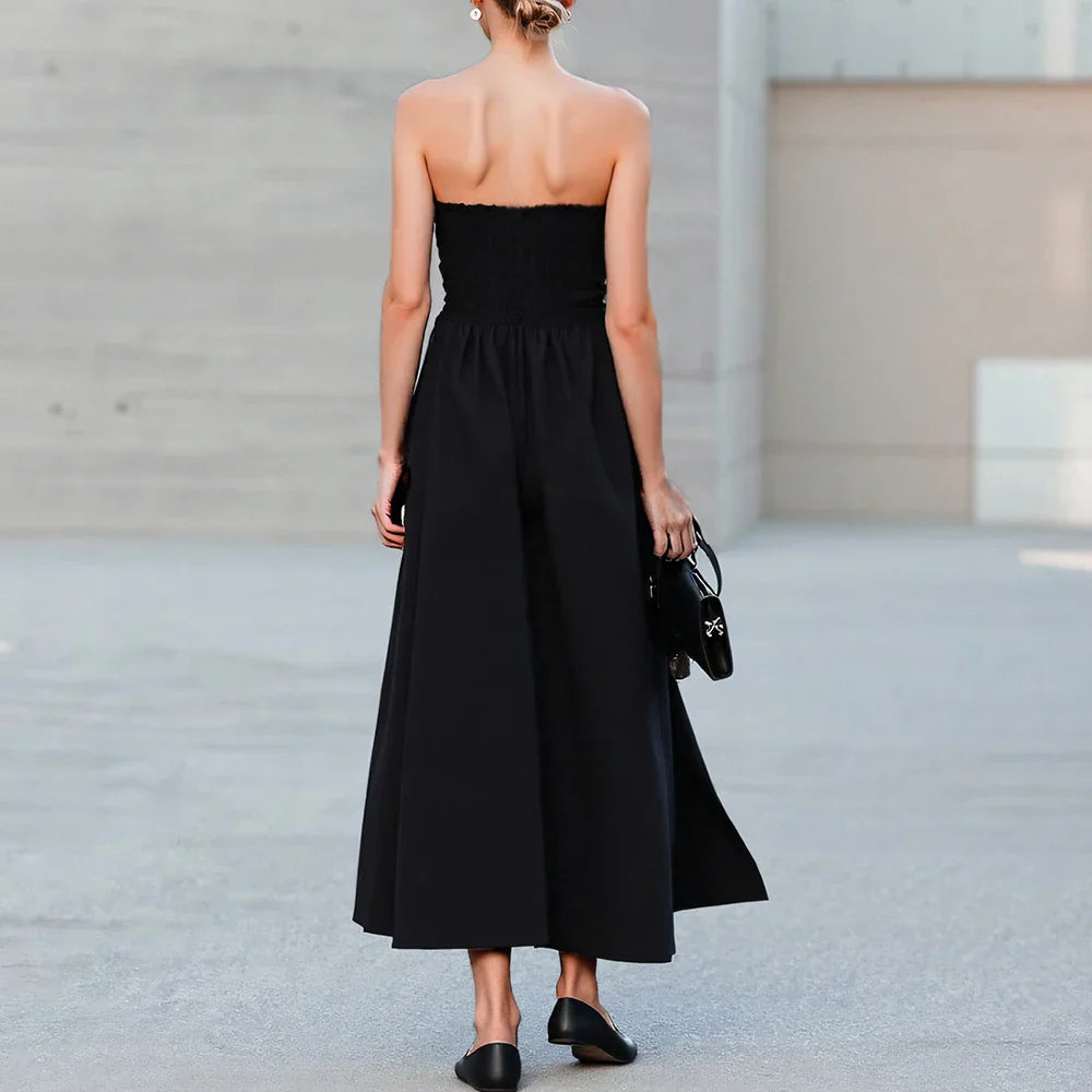 Vestido Longo Casual sem Mangas - Xena