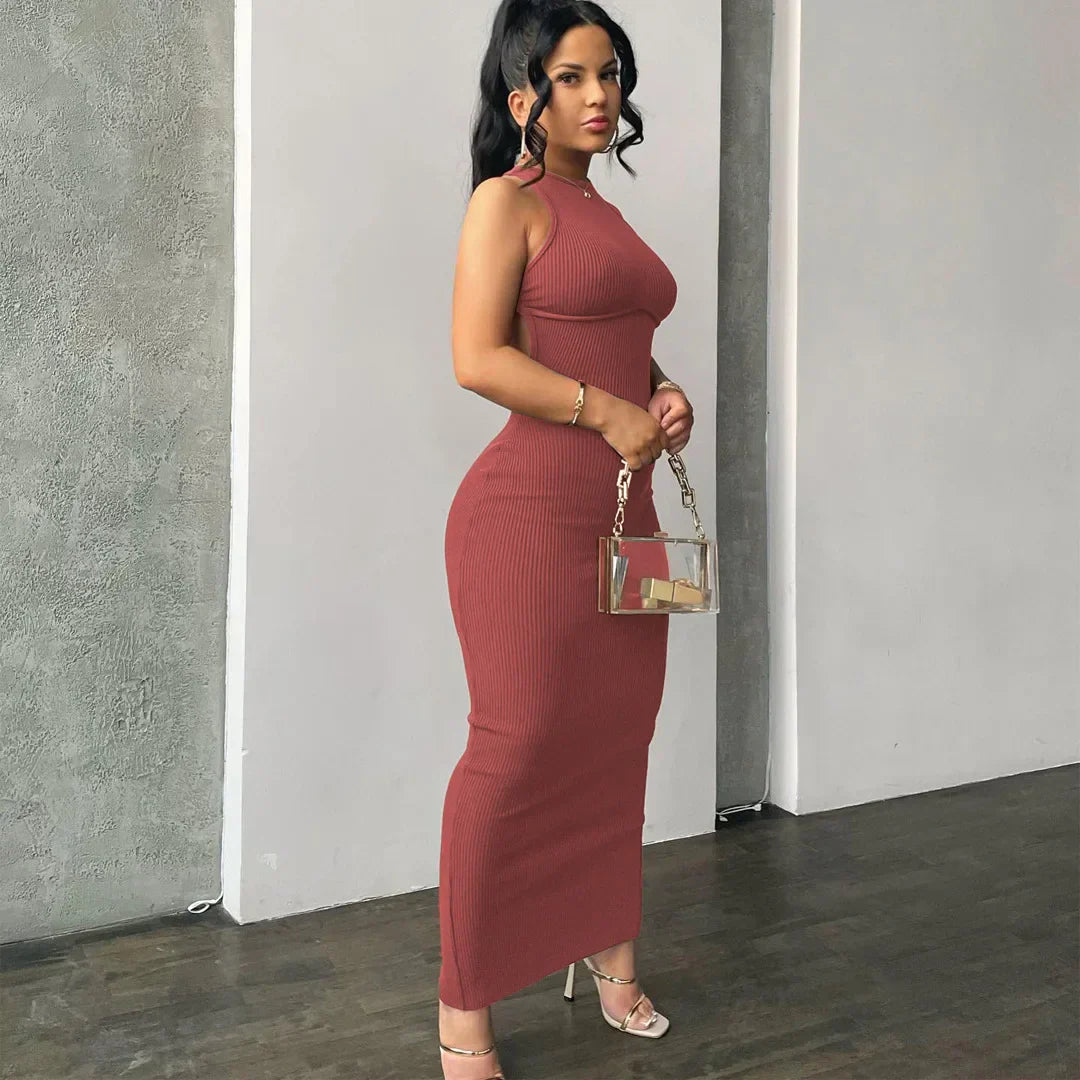 Vestido Feminino Longo Elegante - Soleil