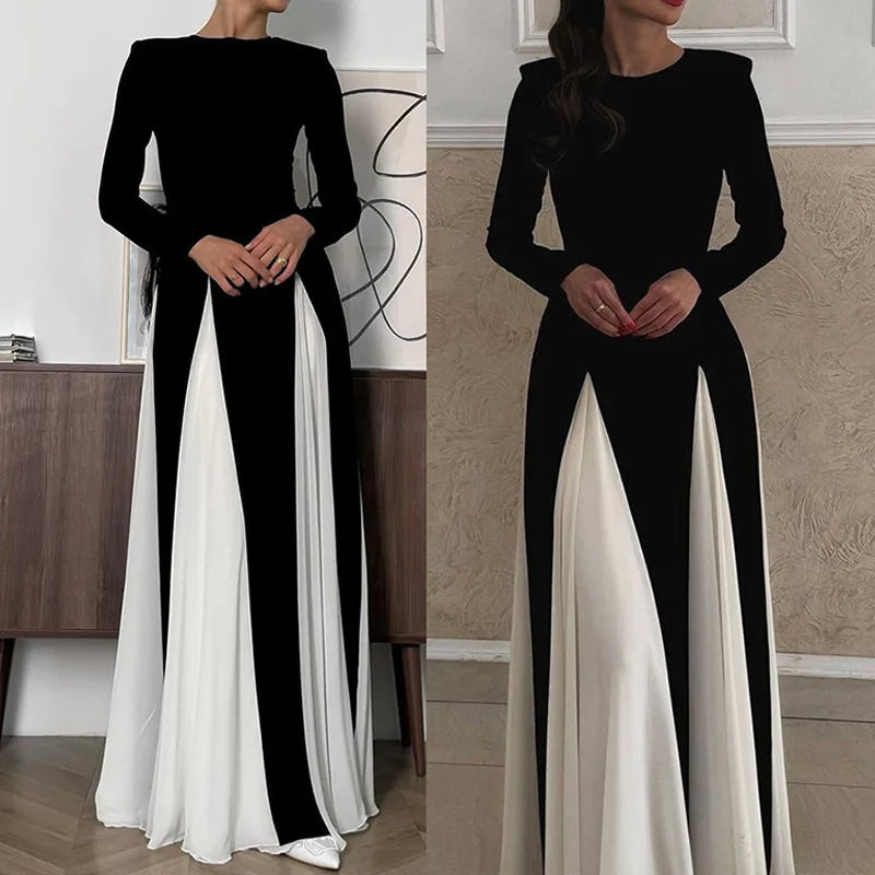 Vestido Longo Slim com Manga Comprida - Willow