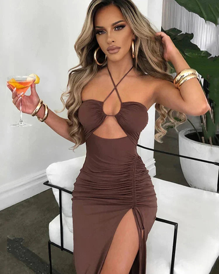 Vestido Feminino Longo Elegante - Fleur