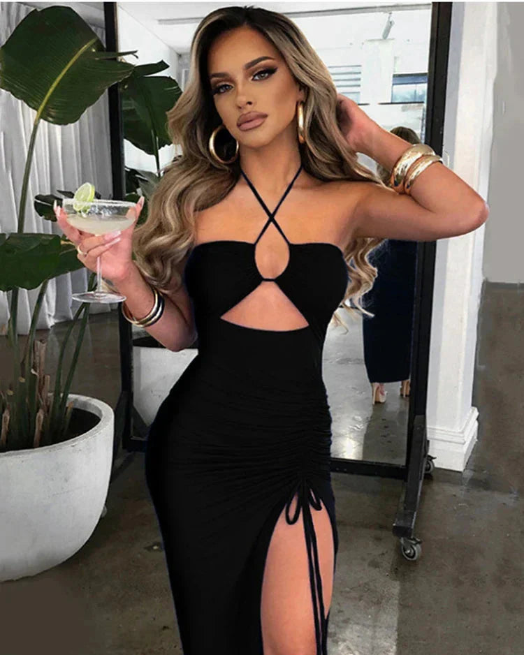 Vestido Feminino Longo Elegante - Fleur