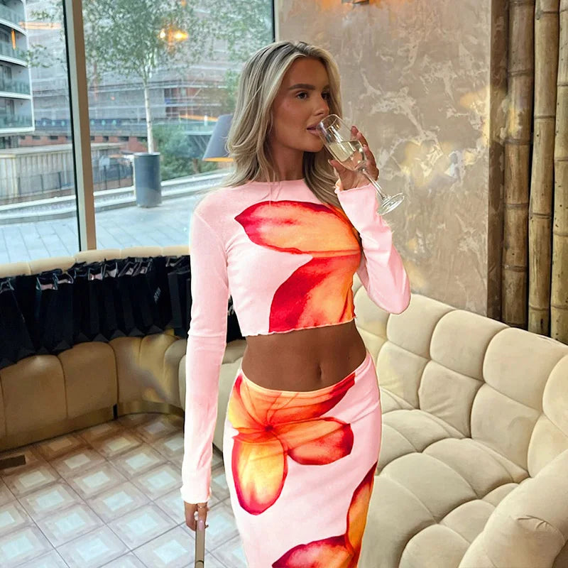 Vestido Longo com Estampa Floral - Amara