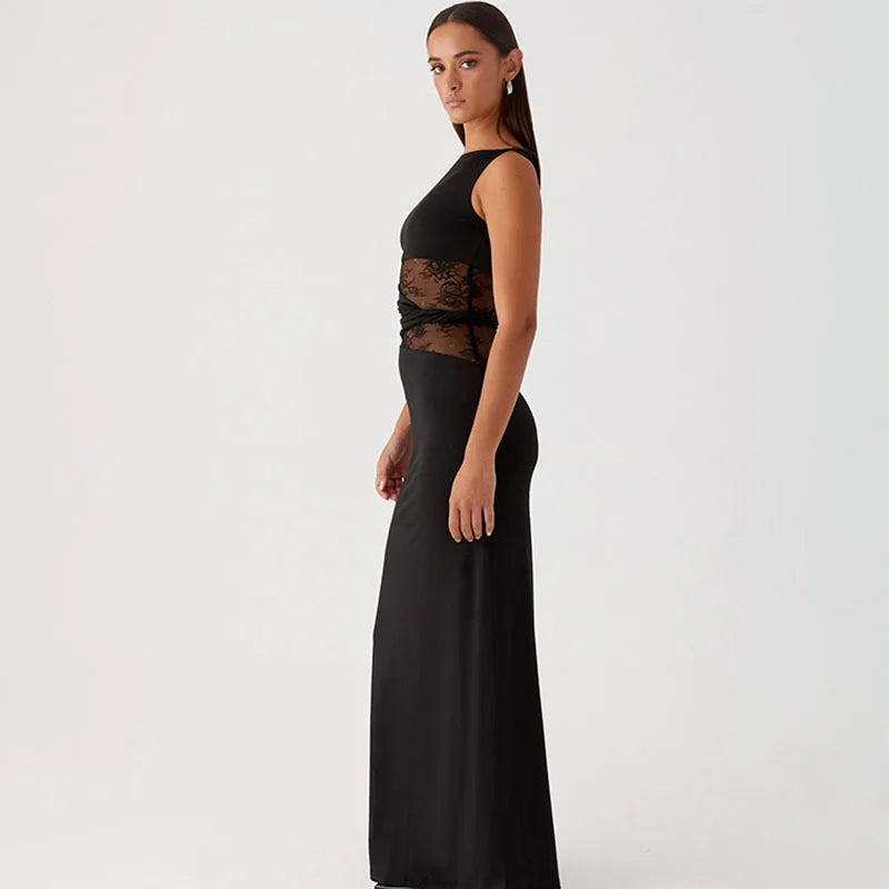 Vestido Longo sem Alças Elegante Sofisticado - Hannelore