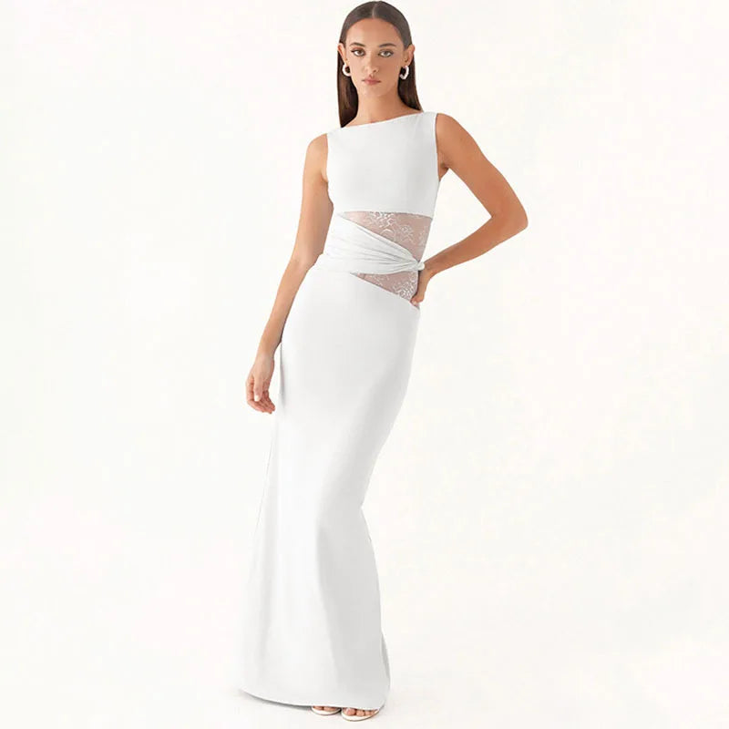 Vestido Longo sem Alças Elegante Sofisticado - Hannelore