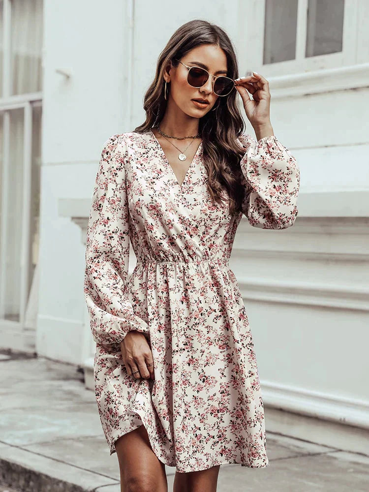 Vestido Feminino Midi Floral - Encanto Rústico