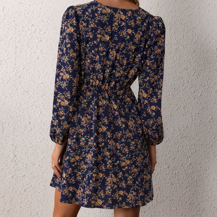 Vestido Feminino Midi Floral - Encanto Rústico