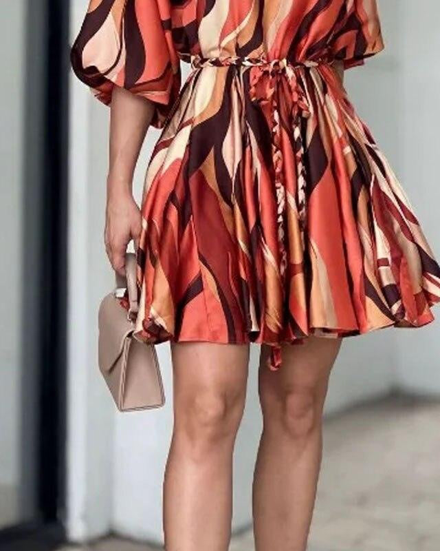 Vestido Feminino Estampado e Soltinho - Vivienne