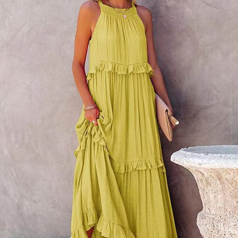 Vestido Longo Sem Mangas Perfeito para Verão - Brigitte