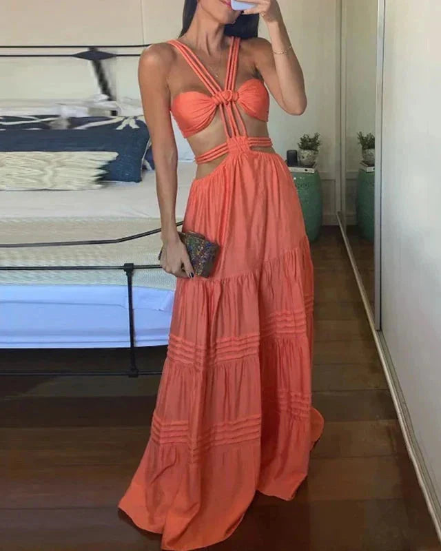 Vestido Feminino Longo Design Atemporal - Leilani