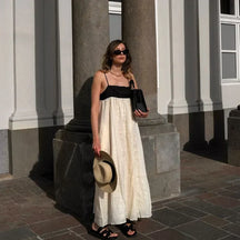 Vestido Feminino Longo Casual Clássico - Ash