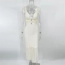 Vestido Feminino Longo de Tricot - Reina