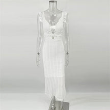 Vestido Feminino Longo de Tricot - Reina