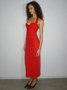 Vestido Longo sem Alças Elegante - Isabeau