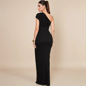 Vestido Longo Slim Elegante Sofisticado - Violetta