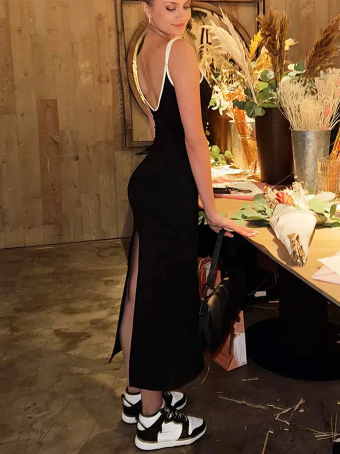 Vestido Feminino Longo Tendência e Sofisticação - Tara