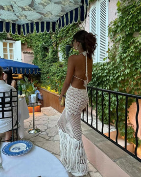 Vestido Longo sem Alças Tricot - Romilly