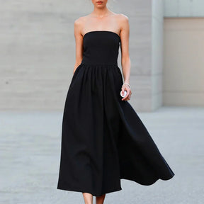 Vestido Longo Casual sem Mangas - Xena