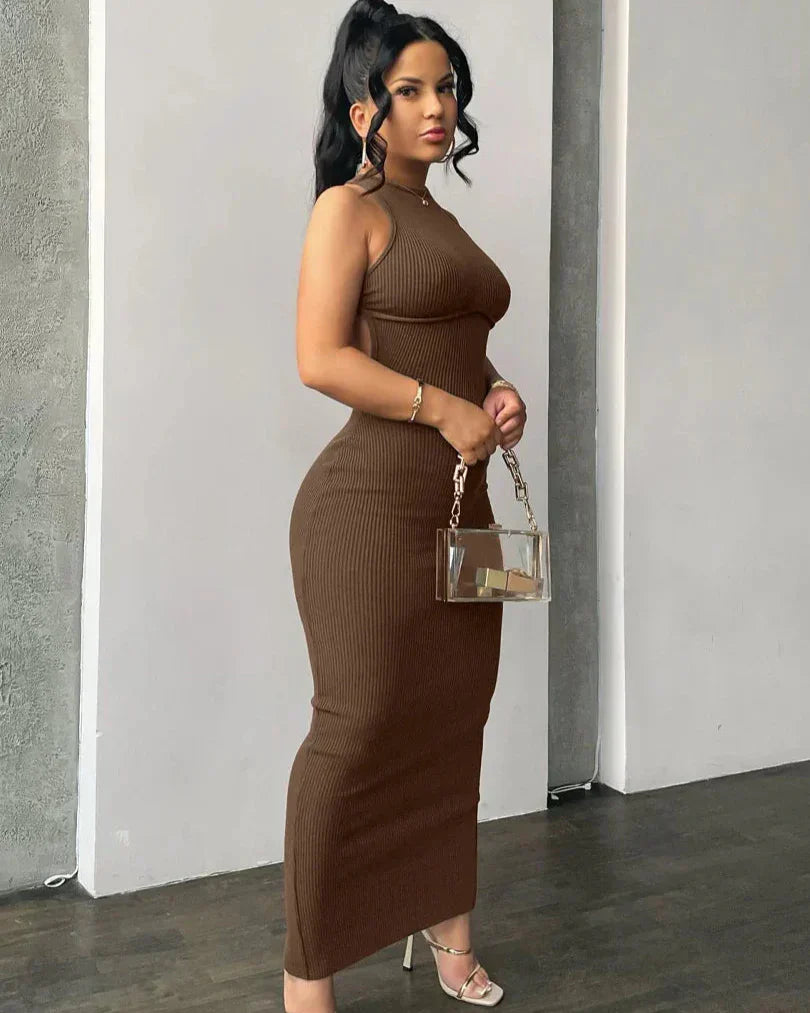 Vestido Feminino Longo Elegante - Soleil