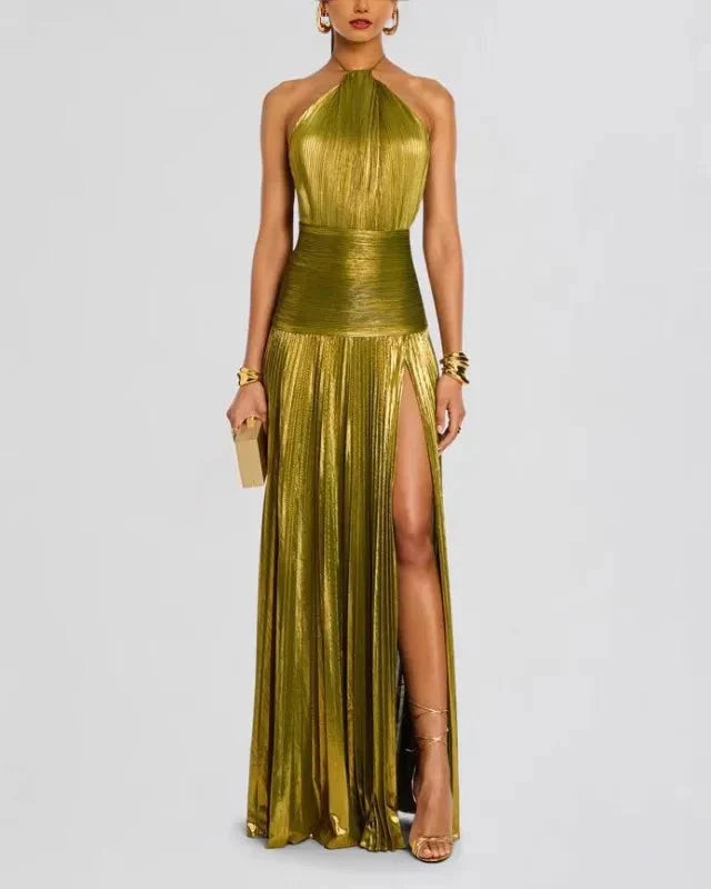 Vestido Longo sem Alças para Festa - Tindra