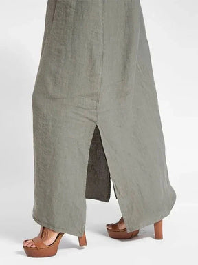 Vestido Longo sem Alças Casual - Penelope