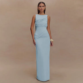 Vestido Longo Casual sem Mangas - Liora