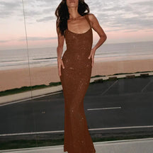 Vestido de Noite Longo Feminino com Estilo Refinado - Quitéria