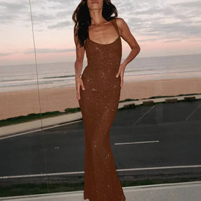 Vestido de Noite Longo Feminino com Estilo Refinado - Quitéria