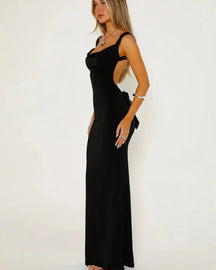 Vestido Longo Elegante sem Alças - Jessalyn