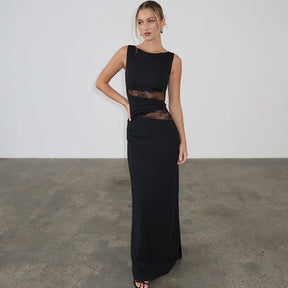 Vestido Longo sem Alças Elegante Sofisticado - Hannelore