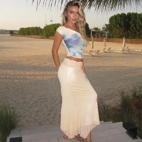 Vestido Longo com Estampa Floral - Yvaine