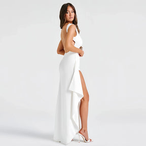 Vestido Longo sem Mangas Sofisticado - Junia