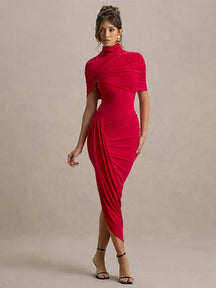 Vestido Longo Elegante Slim - Verena