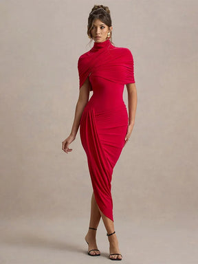 Vestido Longo Elegante Slim - Verena