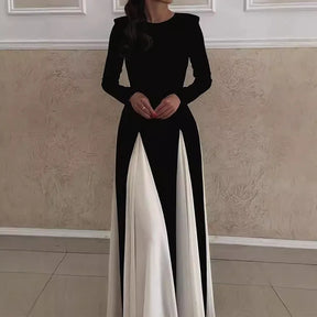 Vestido Longo Slim com Manga Comprida - Willow