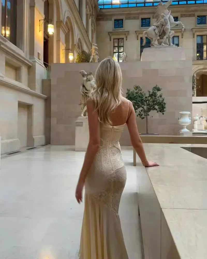 Vestido Longo Elegante de Verão Premium - Fiorella