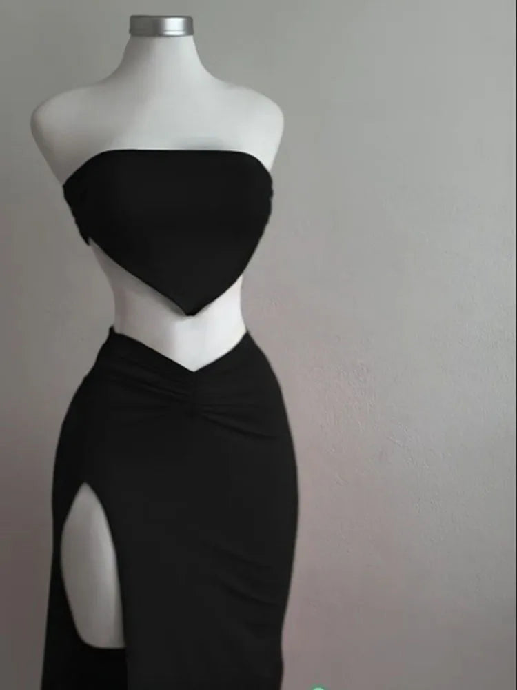 Vestido Midi sem Mangas Fashion - Maren