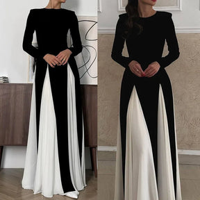 Vestido Longo Slim com Manga Comprida - Willow