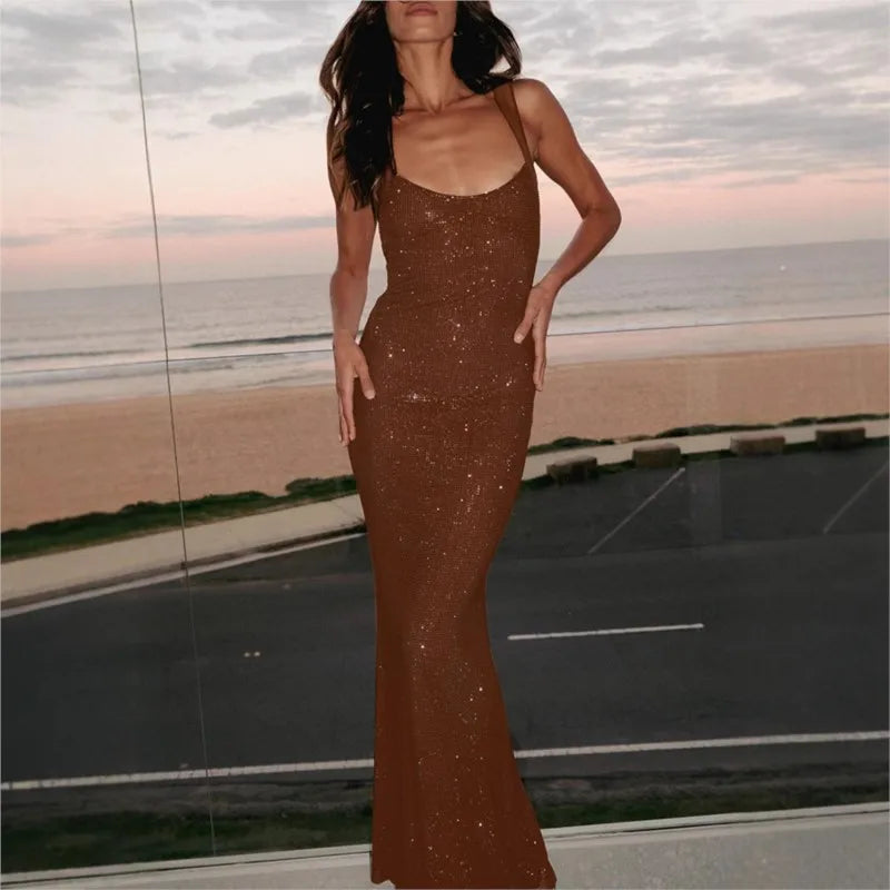 Vestido de Noite Longo Feminino com Estilo Refinado - Quitéria