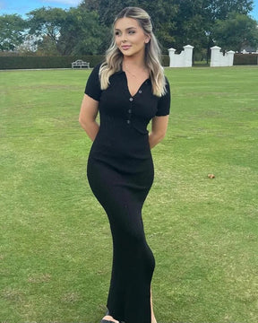 Vestido Feminino Estilo Elegante e Sofisticado - Cecelia