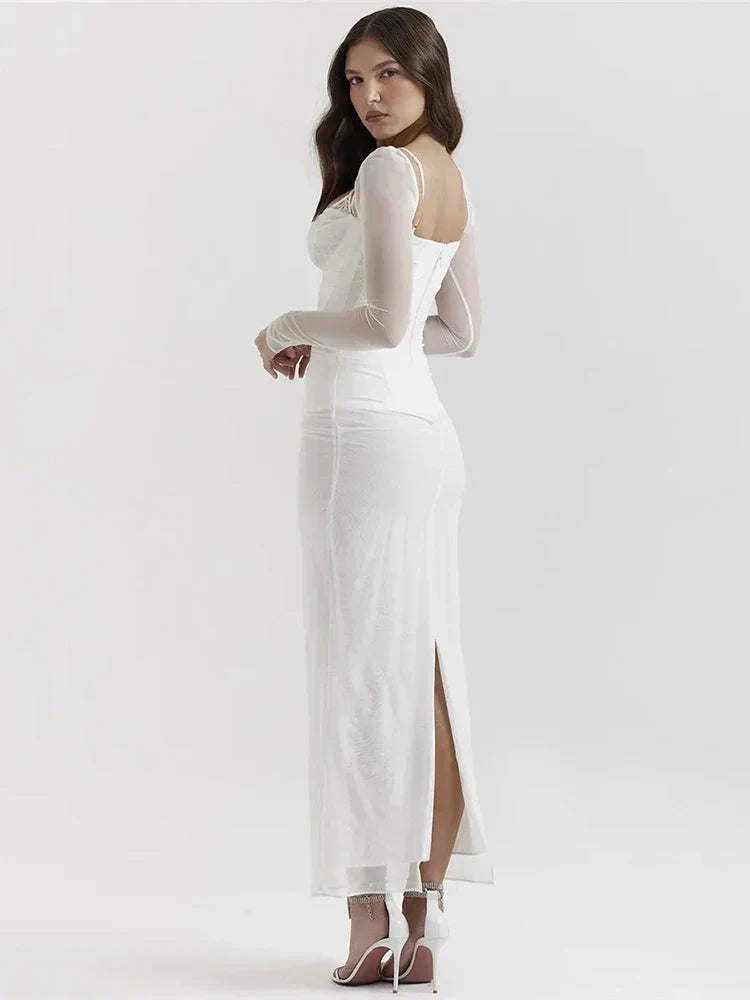 Vestido Longo Elegante Sem Alças Catriona - PRIME