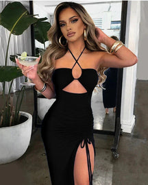 Vestido Feminino Longo Elegante - Fleur